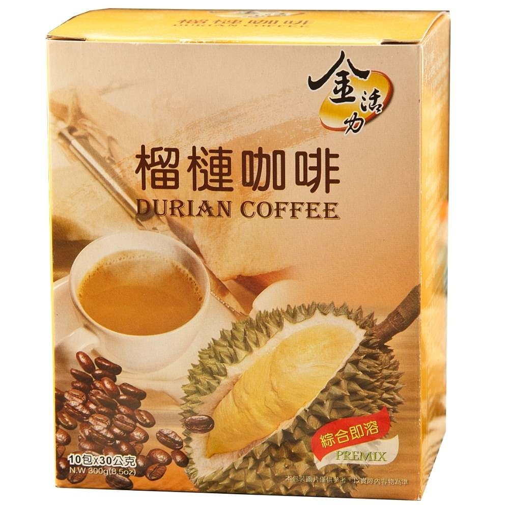 【啡茶不可】榴槤咖啡-30gx10入/包-讓您一年四季每天都可以享受榴槤的味道-細節圖2