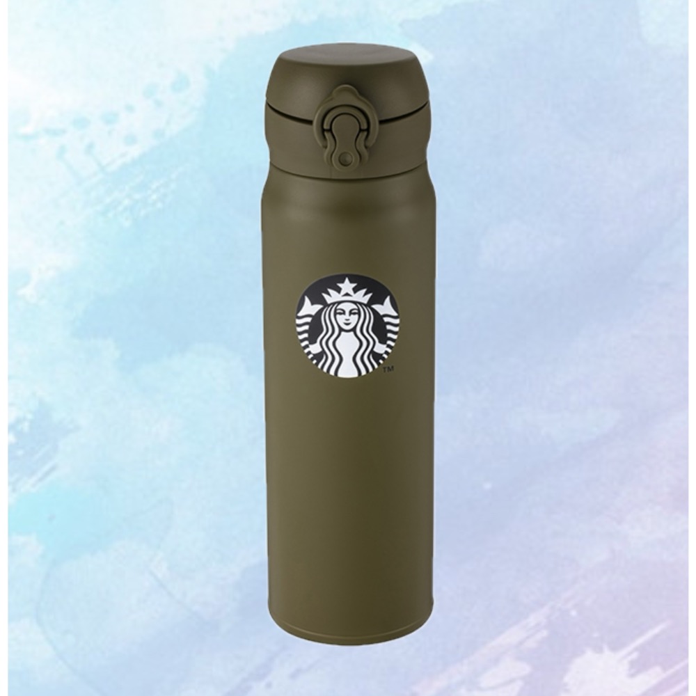 Starbucks 星巴克🌟 芥末黃女神隨身瓶 星夜藍女神隨身瓶 橄欖綠女神隨身瓶-細節圖3
