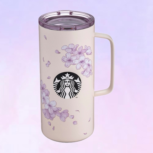 櫻花綻放不鏽鋼把手杯 🌟 Starbucks 星巴克 櫻花系列馬克杯 櫻花🌸