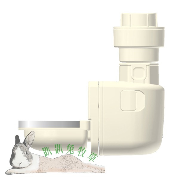 ◆趴趴兔牧草◆日本 GEX Pure Crystal 兔用水碗式 濾水神器 內附濾芯-細節圖2