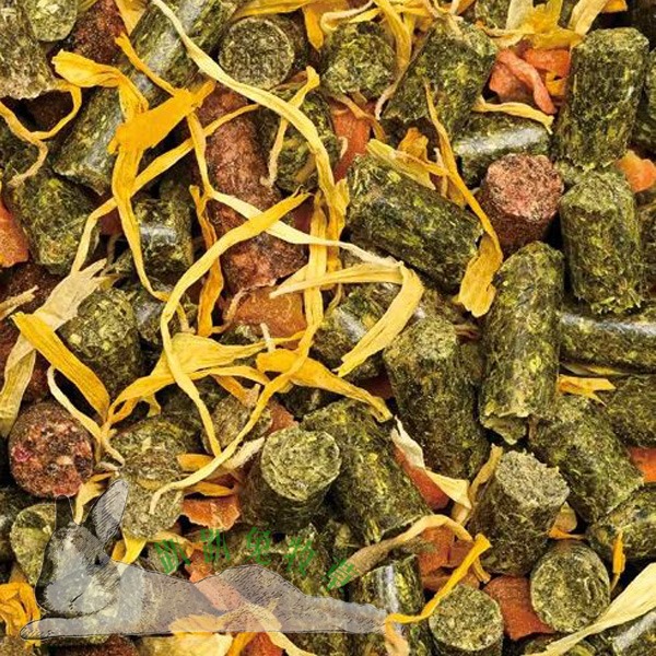 ◆趴趴兔牧草◆德國力特星 兔子飼料 快樂配方(花草添加) 2公斤 LITTLE STARS-細節圖2