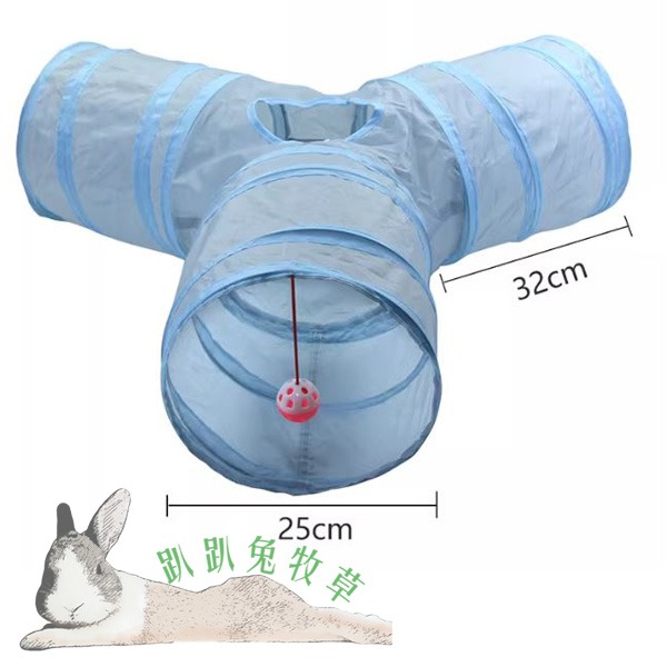 ◆趴趴兔牧草◆寵物玩具隧道 T型/Y型/S型-規格圖1