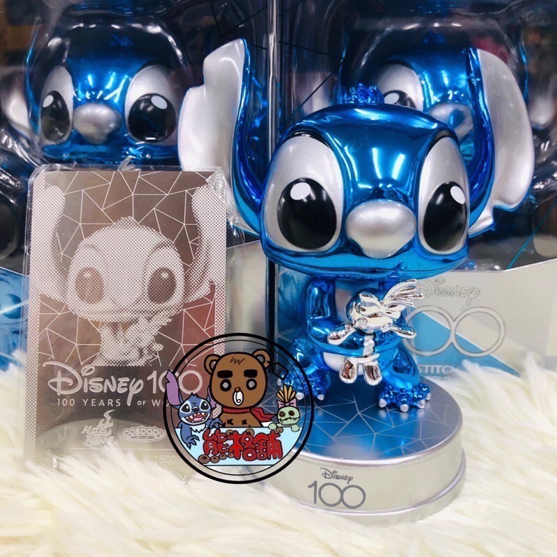 【現貨】香港 Hot Toys 迪士尼100週年紀念 史迪奇 安琪 限量 電鍍 炫彩 公仔 Stitch 擺飾-細節圖2