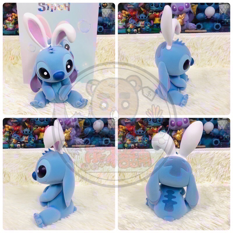 【現貨】兔年限量2023 九木 迪士尼 史迪奇 香芋紫 紫兔 兔子 植絨 兔耳 小金-細節圖3