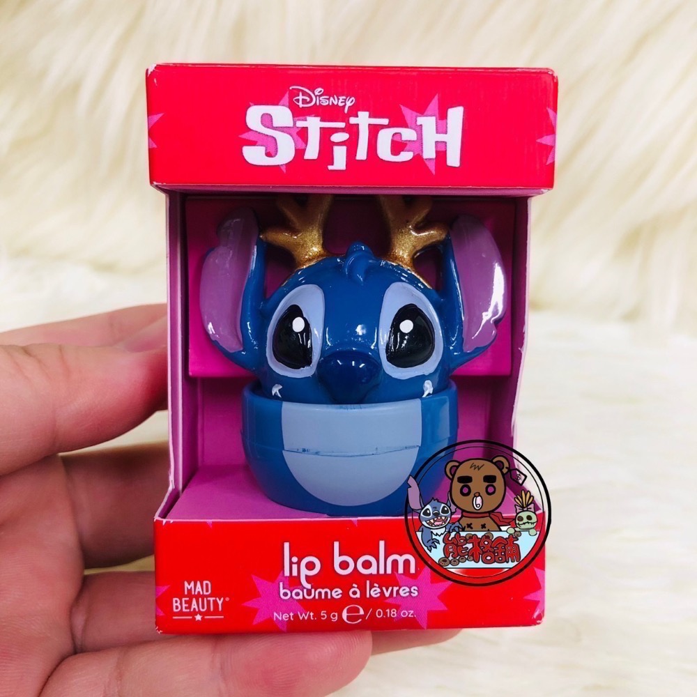 【現貨】美國 史迪奇馴鹿造型 唇膏 護唇膏-細節圖3