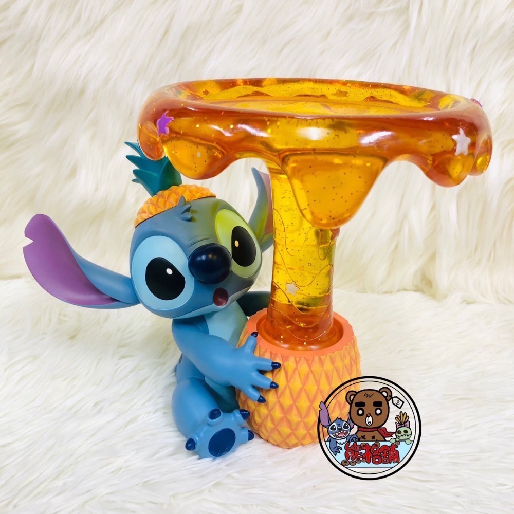 特價優惠中【現貨】史迪奇鳳梨托盤 玄關擺件 收納擺件 置物托盤 放鑰匙收納盤擺件 桌面擺件 迪士尼 星際寶貝 熊格舖-細節圖2