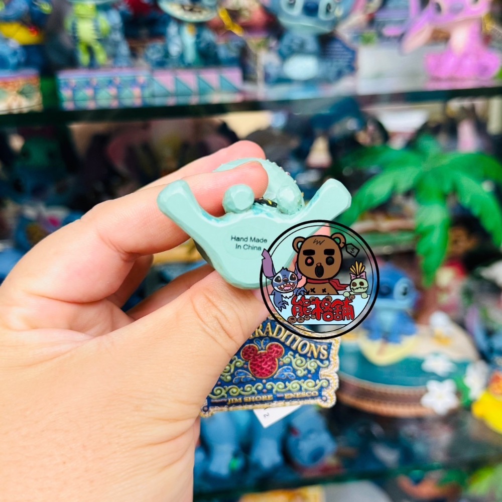 美國直送 【現貨】Enesco 史迪奇 小金 醜ㄚ頭 迪士尼 星際寶貝 史迪奇 塑像 公仔 熊格舖-細節圖3