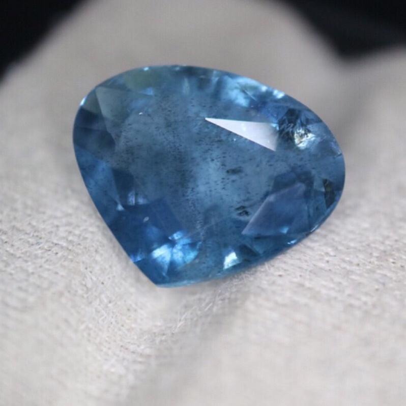 【艾爾莎寶石】【附證】7.24ct 超級聖瑪莉亞色海藍寶 Aquamarine 海藍寶難得的乾淨超深藍-細節圖2