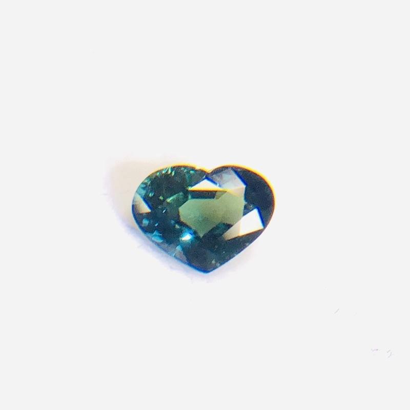 【艾爾莎寶石+】【附證】1.54ct 高淨度！閃亮藍綠色愛心！天然無燒 馬達加斯加藍寶石 Sapphire-細節圖3