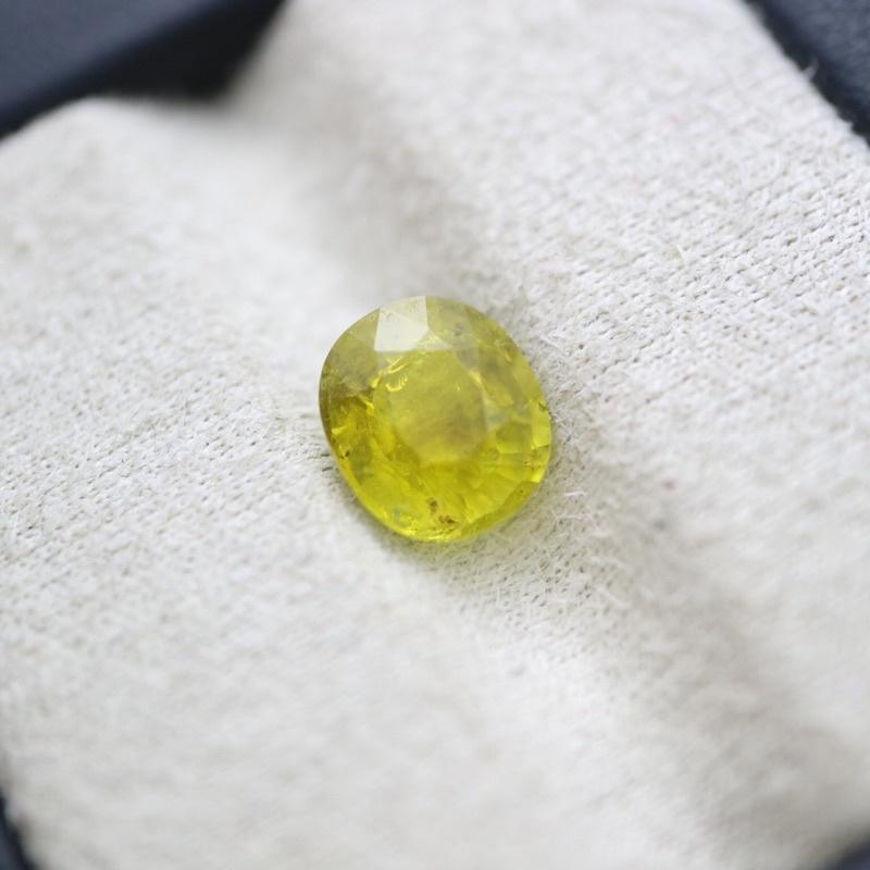 【艾爾莎寶石】【附證】 4.81ct 極品金黃色！高淨度火光強！天然無燒金絲雀黃碧璽 Canary Tourmaline-細節圖2