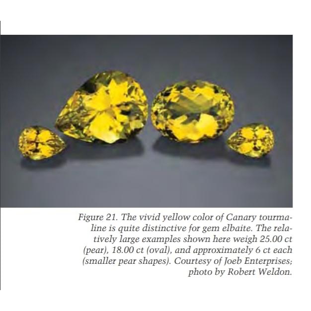 【艾爾莎寶石】【附證】 4.81ct 極品金黃色！高淨度火光強！天然無燒金絲雀黃碧璽 Canary Tourmaline-細節圖2