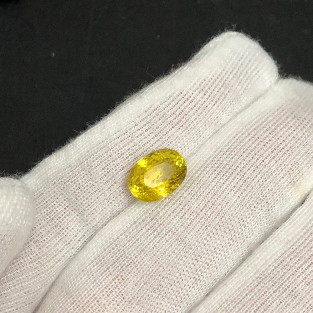 【艾爾莎寶石】【附證】 4.81ct 極品金黃色！高淨度火光強！天然無燒金絲雀黃碧璽 Canary Tourmaline-細節圖5