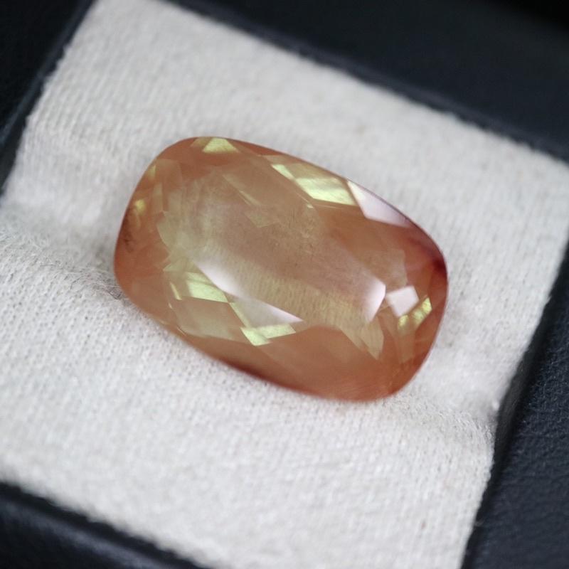 【艾爾莎寶石】15.68ct 綠影仙蹤高淨度！天然無燒中性長石 剛果安德森石 Congo Andesine 大克拉淨度高-細節圖2