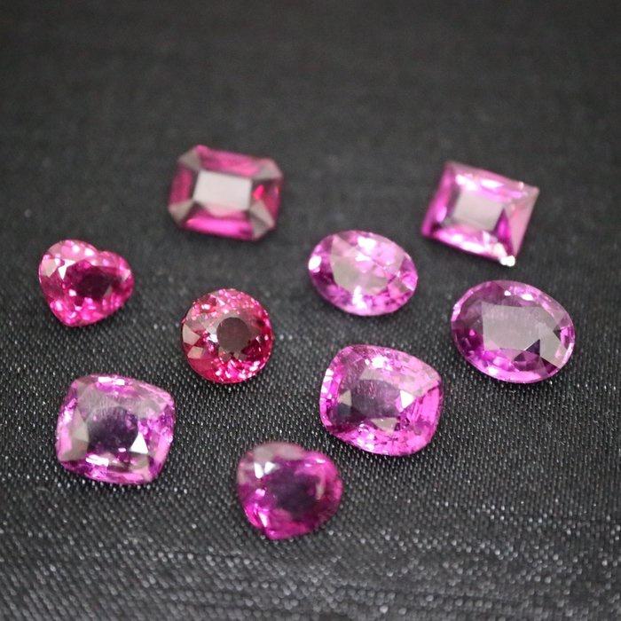 【艾爾莎寶石】品項A 3.13ct 近頂級淨度IF! 超美葡萄酒炫渦！天然無燒紫牙烏 玫瑰石榴石 Rhodolite-細節圖4