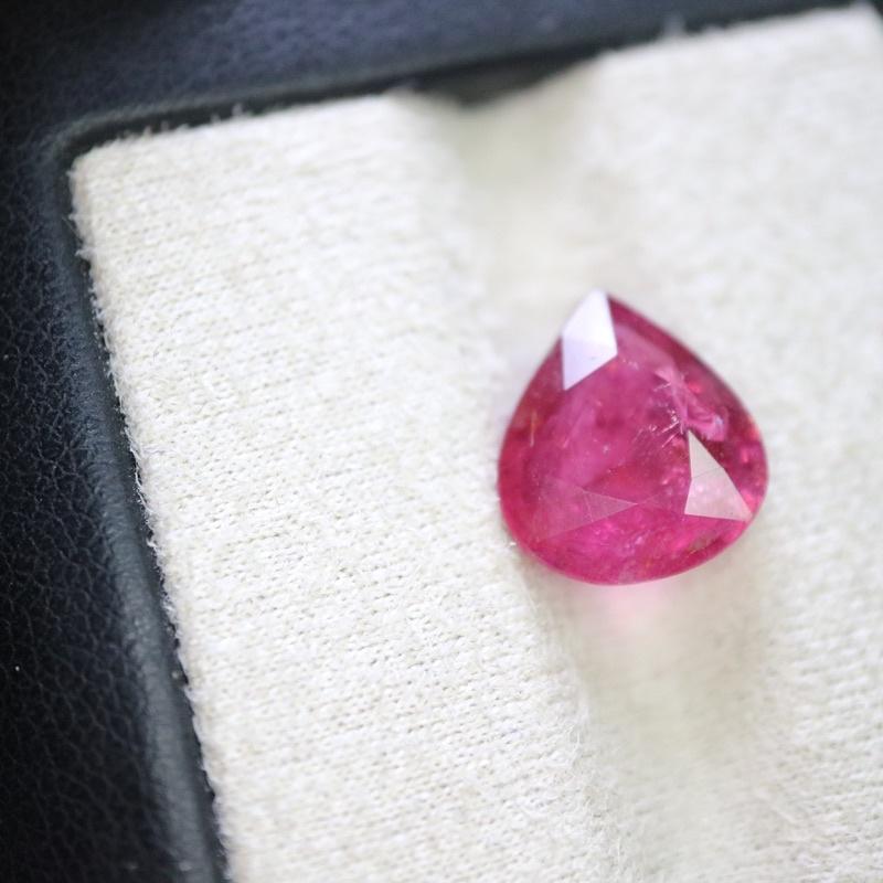 【艾爾莎寶石+】3.52ct 極品濃郁粉紫色！ 天然無燒紅碧璽 Rubellite 高CP值美物-細節圖2