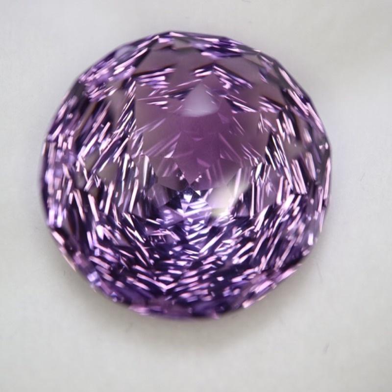 【艾爾莎寶石】17.99克拉 頂級淨度IF！3D紫玫瑰 烏拉圭爆美 天然無燒紫水晶 Amethyst-細節圖2