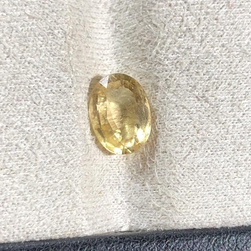 【艾爾莎寶石】1.36ct 罕見輕柔鵝黃色！天然無燒黃碧璽 Tourmaline 淨度超高-細節圖2