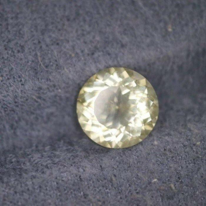 【艾爾莎寶石+】2.38ct 頂級淨度IF！鵝黃正圓！天然無燒黃金綠柱石 Golden Beryl-細節圖2