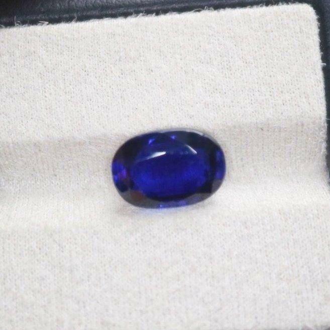 【艾爾莎寶石+】4.98ct 大顆皇家藍！罕見無雜色+淨度高！天然無燒藍晶石 Kyanite-細節圖2