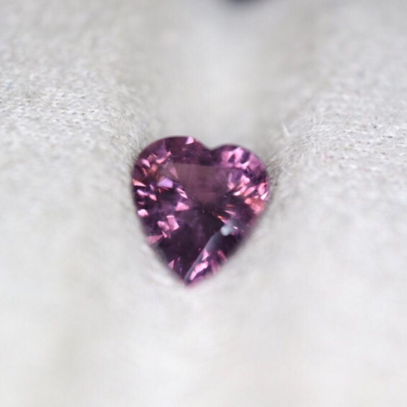 【艾爾莎寶石+】1.01ct 閃亮粉紫色 天然無燒斯里蘭卡 尖晶石Spinel 火光超強淨度高 925銀鍍厚白K鎖骨鍊-細節圖7