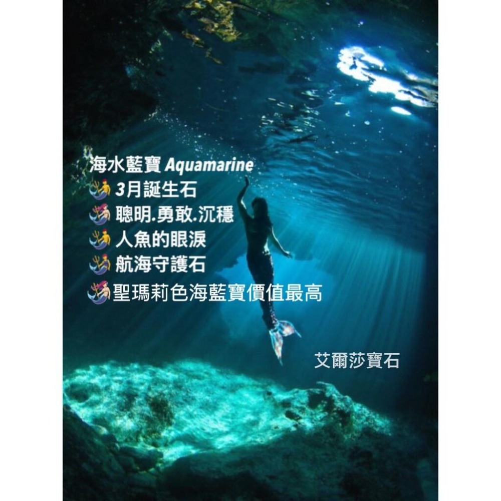 【艾爾莎寶石+】【原礦】36.06ct 島湖藍綠色！綠柱石原礦 天然海藍寶 Aquamarine-細節圖4