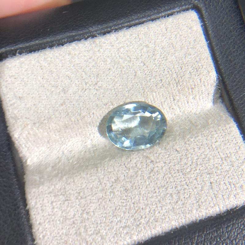 【艾爾莎寶石+】2.21ct 頂級淨度IF！純淨銀藍！天然海藍寶 Aquamarine-細節圖5