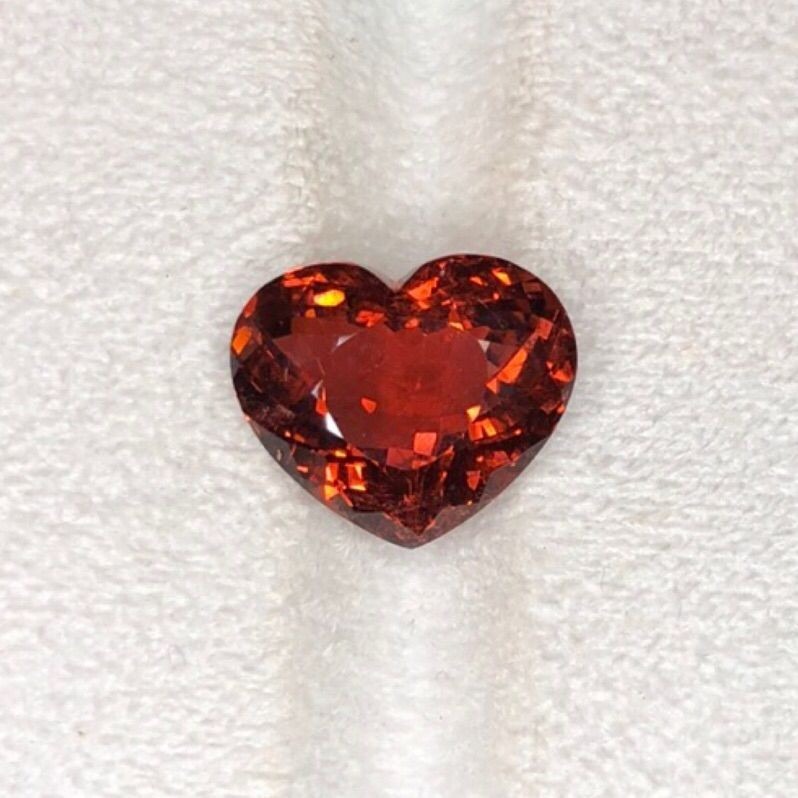 【艾爾莎寶石】10.76ct 近頂級淨度IF！天然無燒碧璽 Tourmaline 火熱的心 飽和橘紅色 火光超強-細節圖2