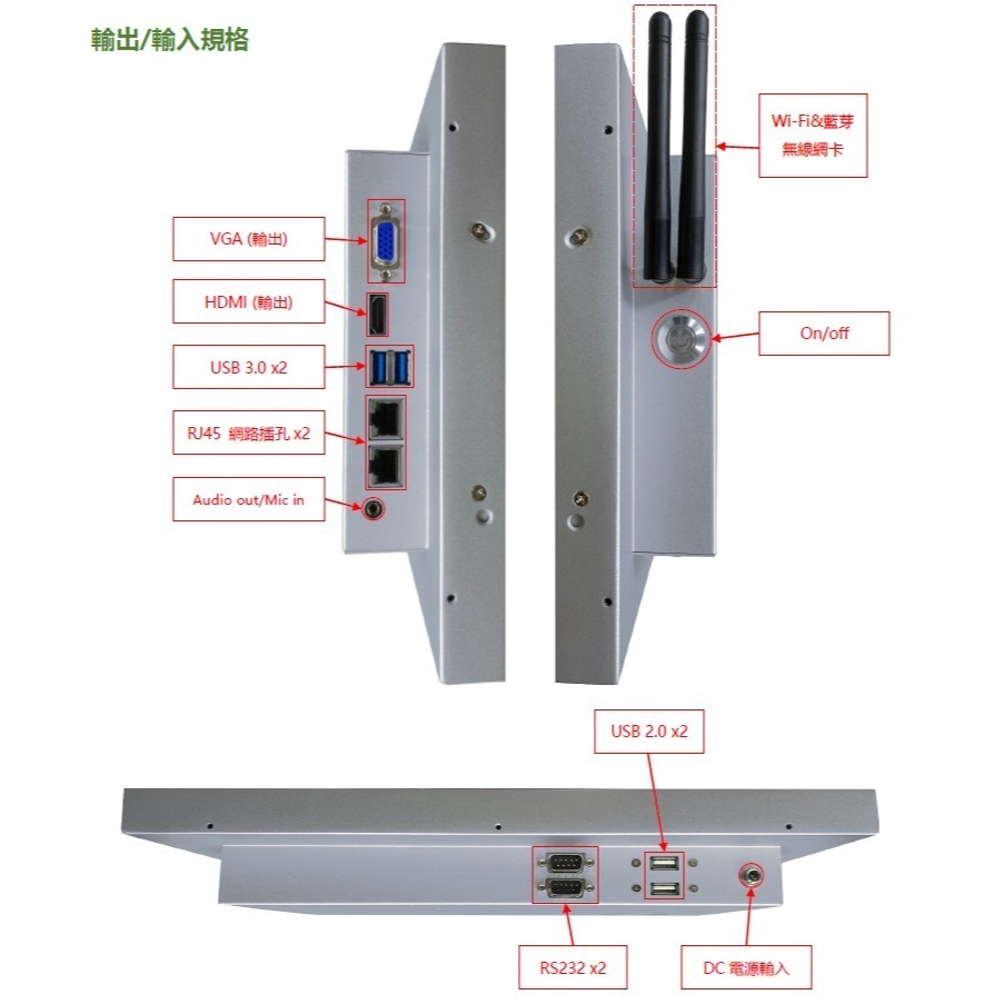 [信賀藍海]開店特賣Nextech 15.6吋 All-in-One 觸控電腦 (N4200)-細節圖5