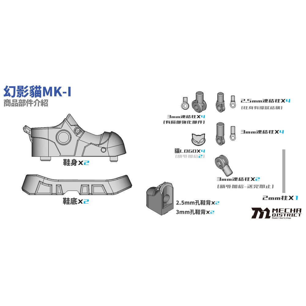 MechaDistrict 幻影貓-MK-I 1/12機娘用改套-細節圖3
