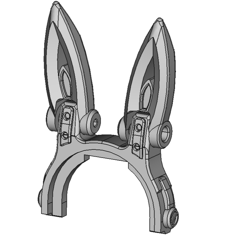 MechaDistrict BD頭環 電子兔耳 (簡易版) 1/12機娘用改套-細節圖5