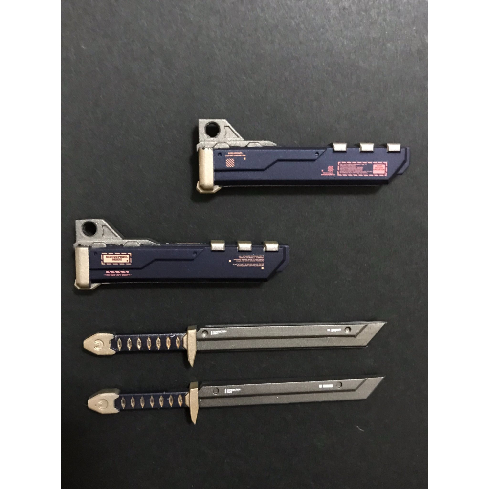MechaDistrict 戰術雙刃 Tactical knives 1/12機娘用改套-細節圖2