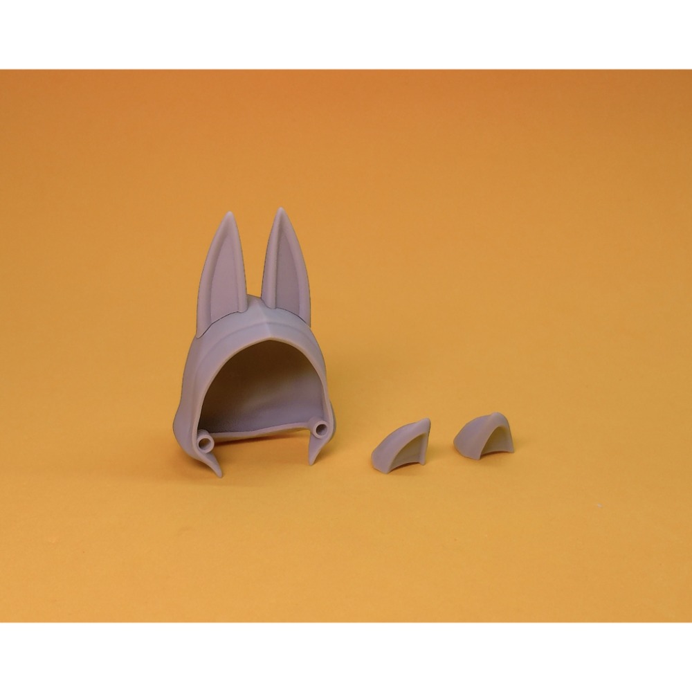 [受注生產][巴狄拉玩具] 1/12 泛用裝備 ANIMAL連帽外套 貓科/犬科-規格圖7