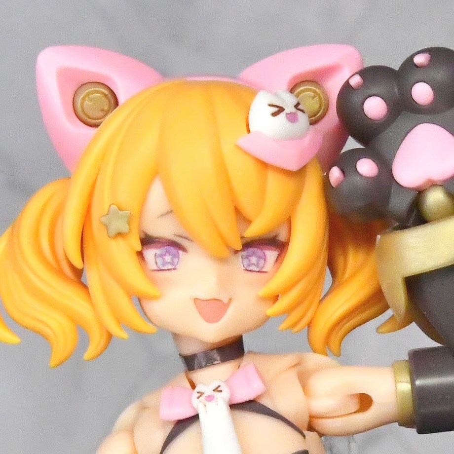 [預購][Suvenia] PUNI☆MOFU 黒マオ フェイスパーツセット-細節圖2