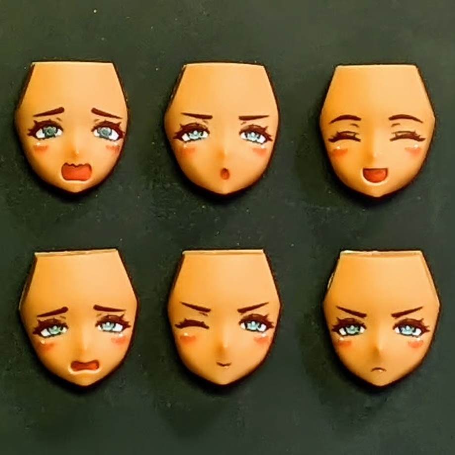 [預購][Suvenia] 皇巫 アメノウズメ 陽光 フェイスパーツセット-細節圖8