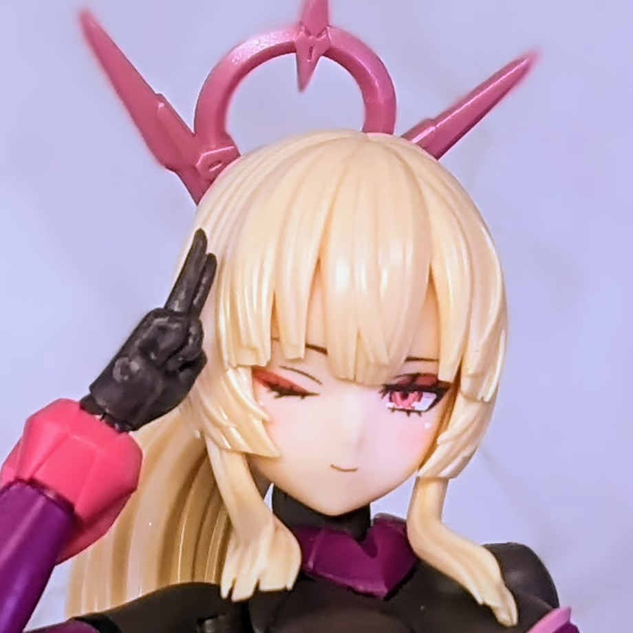 [預購][Suvenia] 皇巫 アマテラス 日蝕 フェイスパーツセット-細節圖2