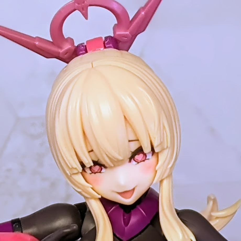 [預購][Suvenia] 皇巫 アマテラス 日蝕 フェイスパーツセット-細節圖4