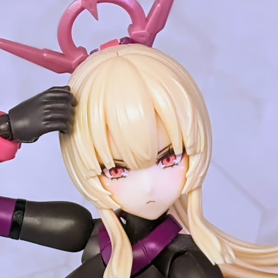 [預購][Suvenia] 皇巫 アマテラス 日蝕 フェイスパーツセット-細節圖7