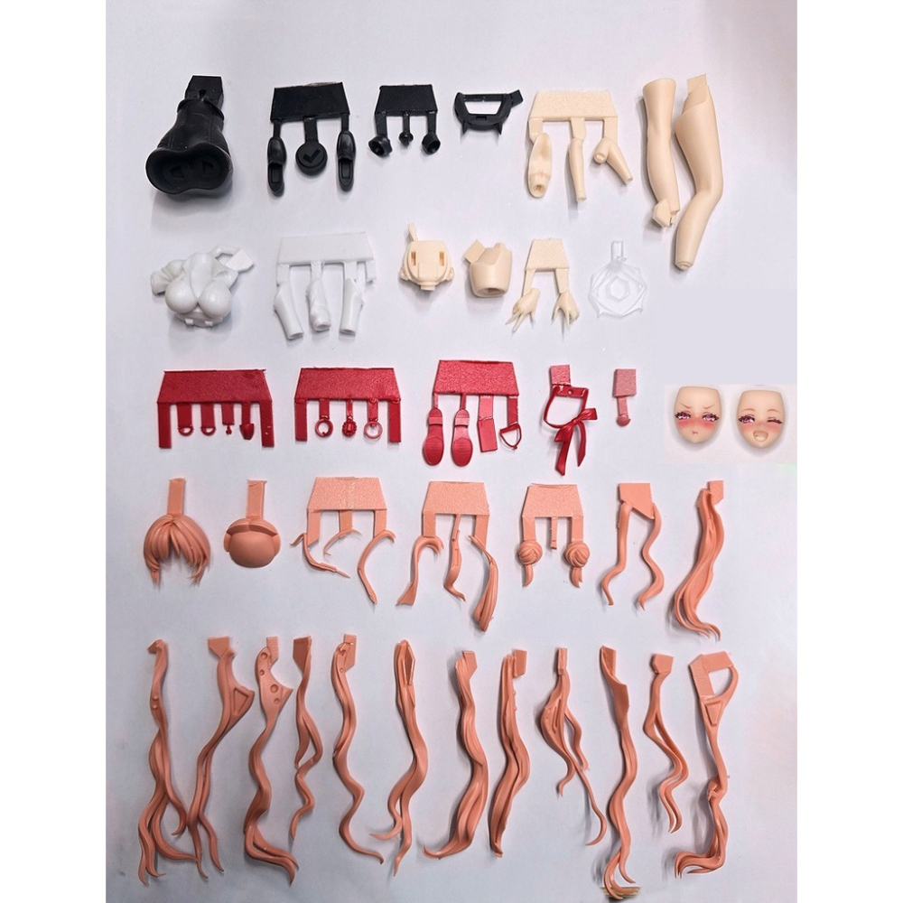 [Muscuto] BA-003 1/9 夜櫻綺羅羅 GK套件(含UV印刷面雕)-細節圖10