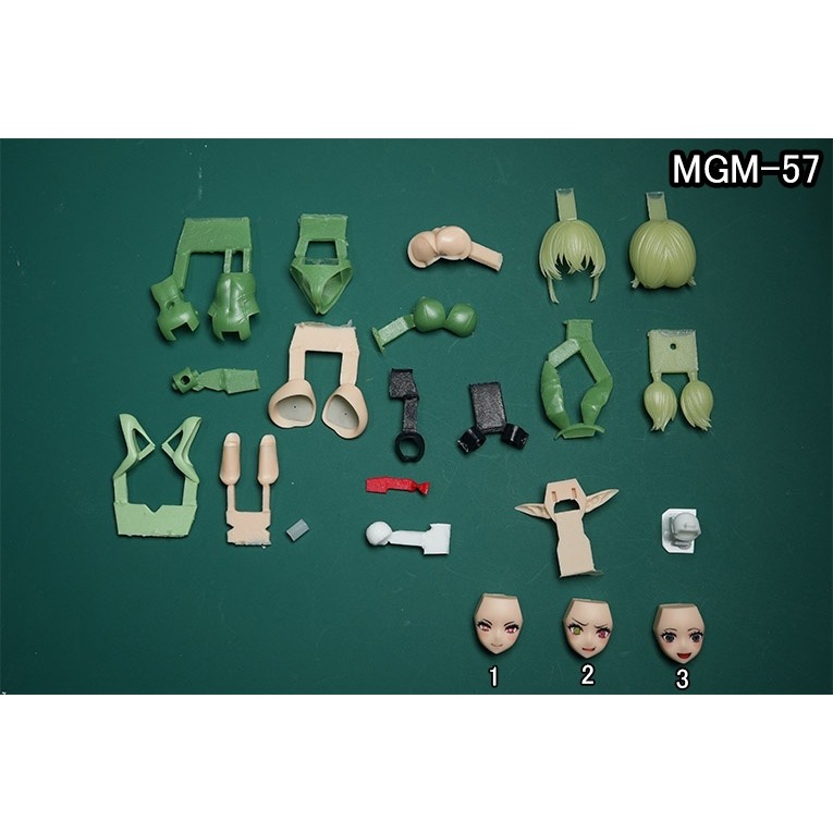 [Muscuto] MGM-57 Block1.0 朱羅用兔女郎豪華套組-細節圖2