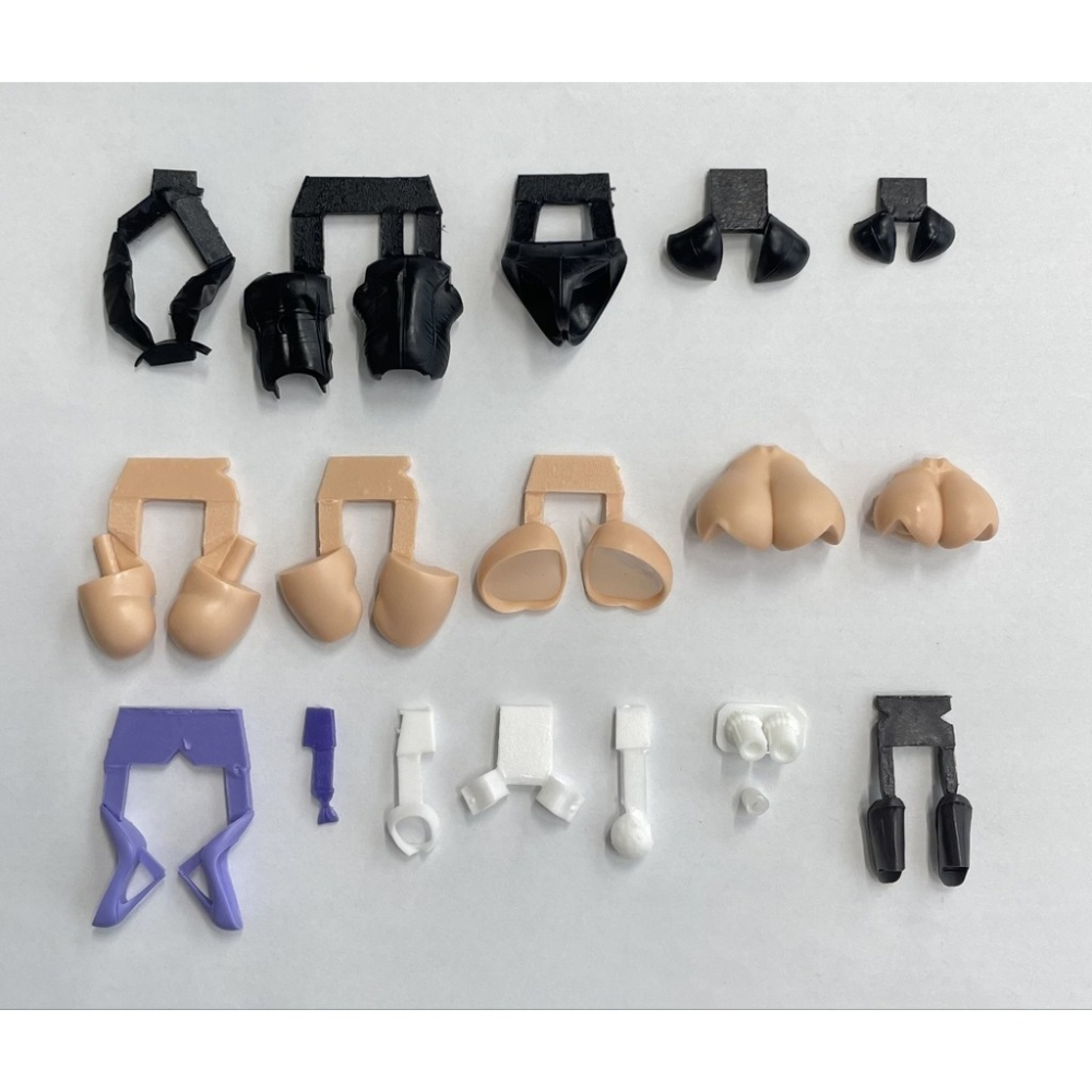 [Muscuto] MGM-EX11 皇巫用兔女郎改套(黑色版)-細節圖5