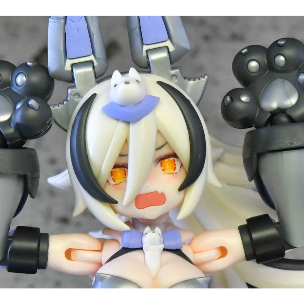 [Q2AKG前預購][Suvenia]PUNI☆MOFU  銀ランフェイスパーツセット-細節圖2
