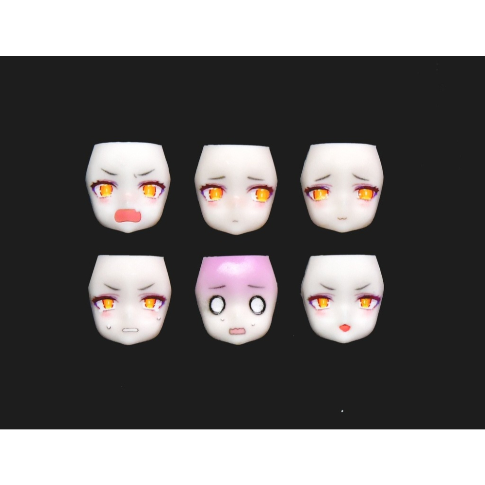 [Q2AKG前預購][Suvenia]PUNI☆MOFU  銀ランフェイスパーツセット-細節圖7