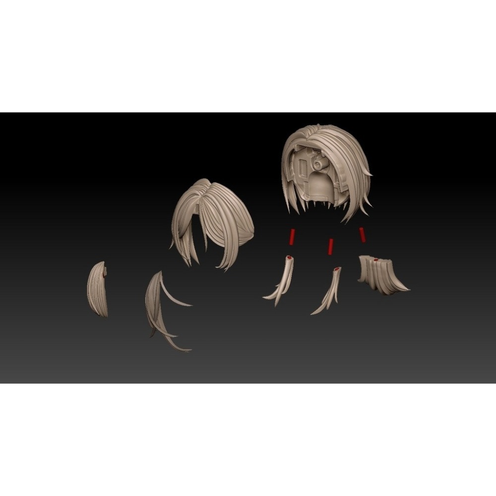 [Q2AKG前預購][ミコパ]ウルフカットヘアー クリアーversion-細節圖3