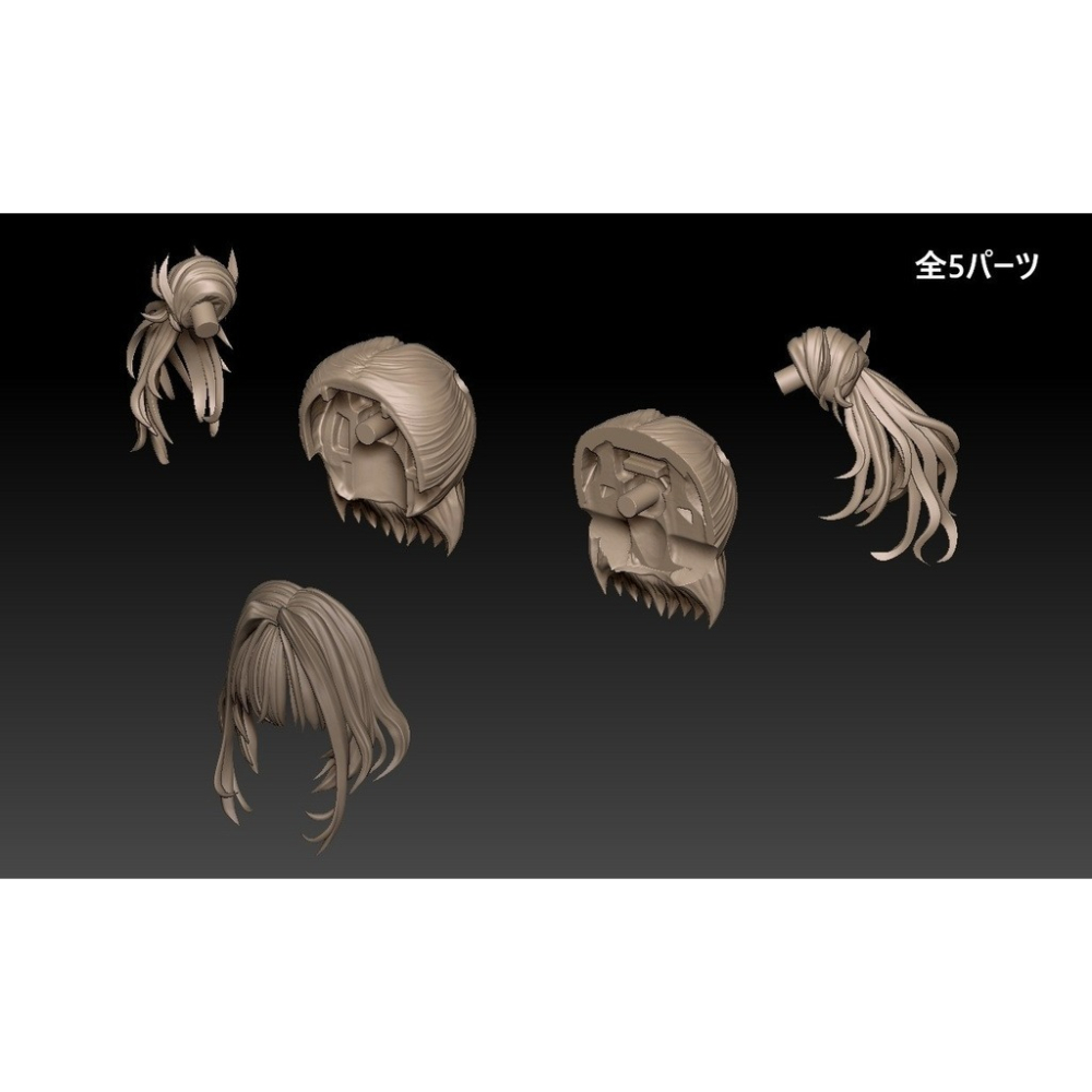 [Q2AKG前預購][ミコパ]合歓ツインテール クリアーversion-細節圖3