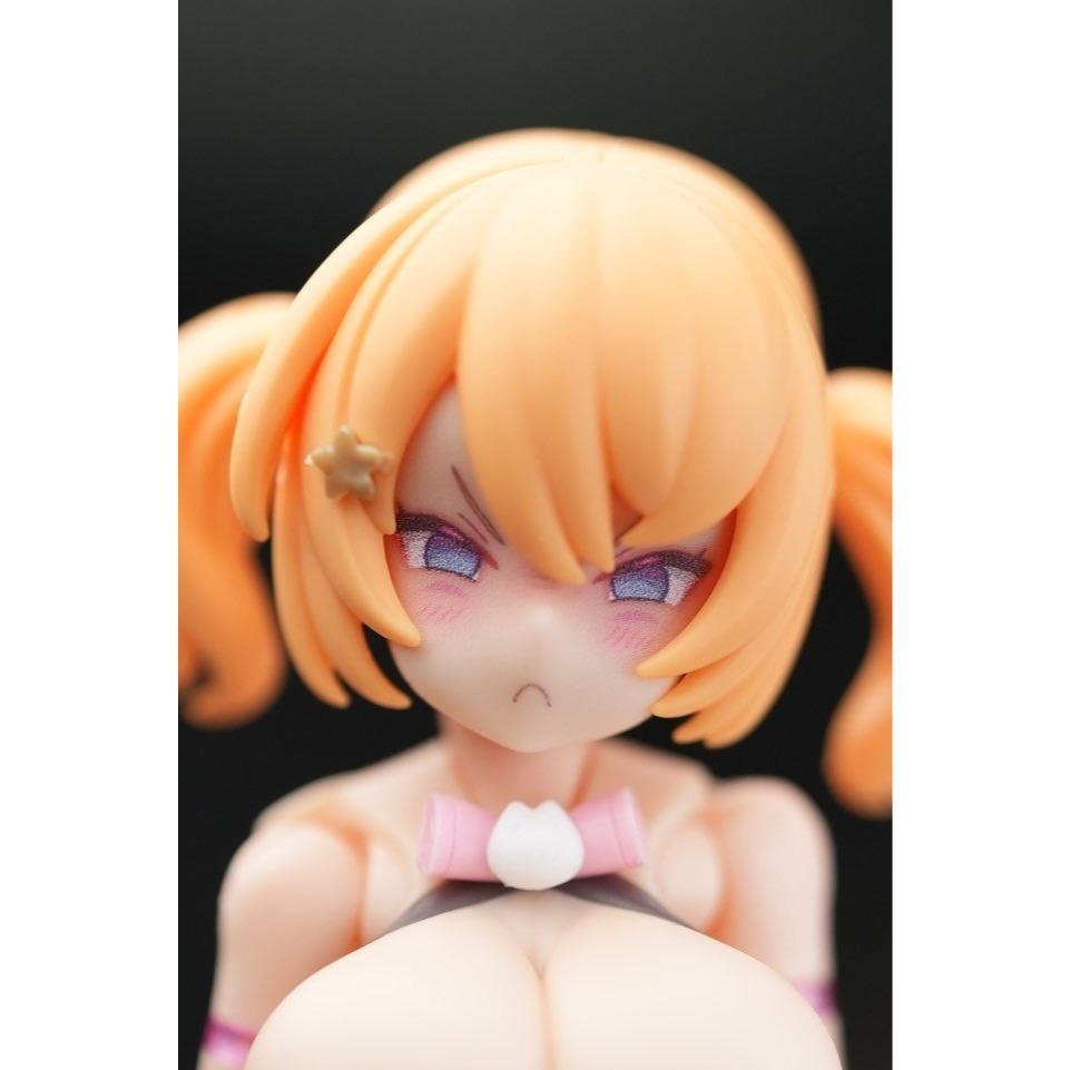 [Muscuto]MFK-24 預塗裝面雕組 PuniMofu黑貓配色-細節圖5