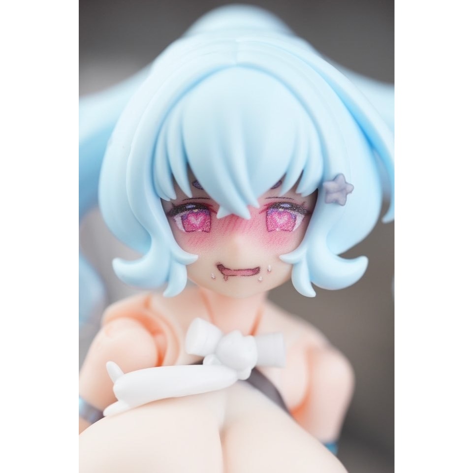 [Muscuto]MFK-25 預塗裝面雕組 PuniMofu雪兔配色-細節圖6