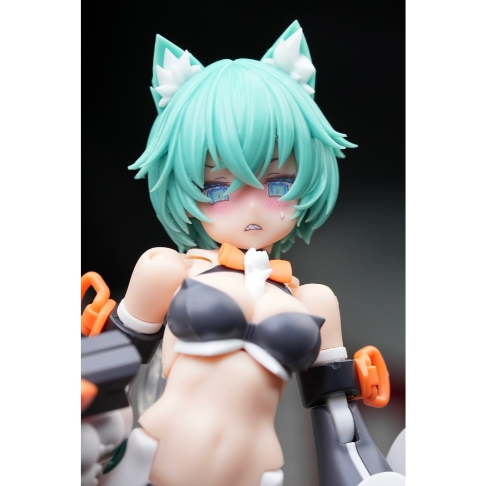 [Muscuto]MFK-26 預塗裝面雕組 PuniMofu狼配色-細節圖2