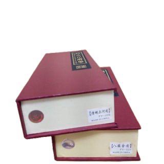 便宜出售 2入漆器小屏風 《清明上河圖》+《八駿圖》-細節圖6