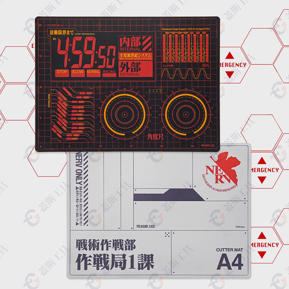 聯名EVA A4定規切割墊 EVAA4 切割墊 EVA 新世紀福音戰士 書桌墊 切割 切割板 切割墊板 EVA聯名-細節圖7