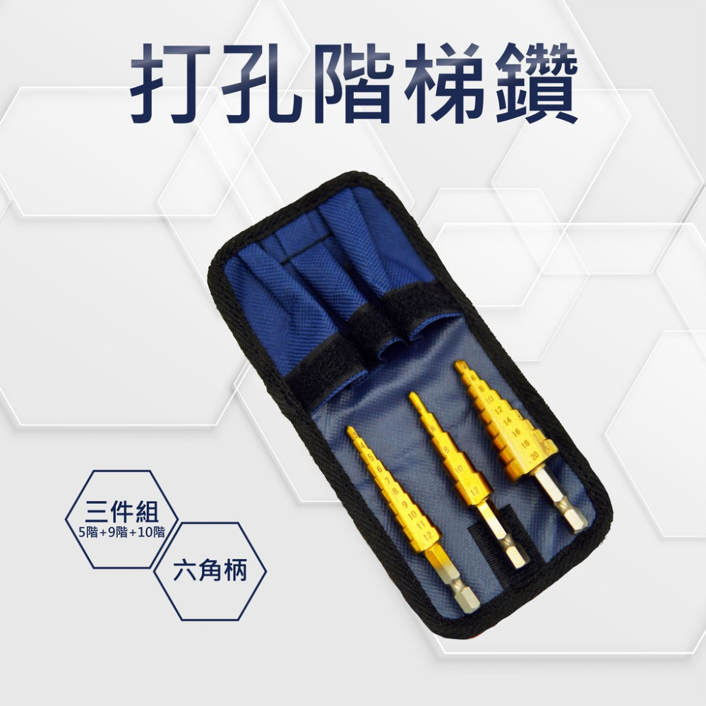 打孔階梯鑽 SLD3 蓋斯工具 鑽孔 打洞 洗洞 鑽頭 階梯鑽頭 麻花鑽頭 六角柄 寶塔鑽 六角鑽頭 電鑽鑽尾-細節圖8